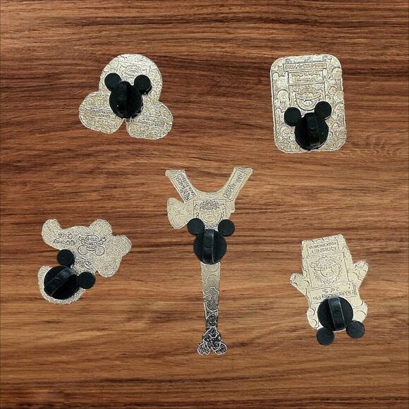5 Minnie Mouse Disney Parks Trading Pins, Plus 2 Bonus Pins - Picture 2 of 2